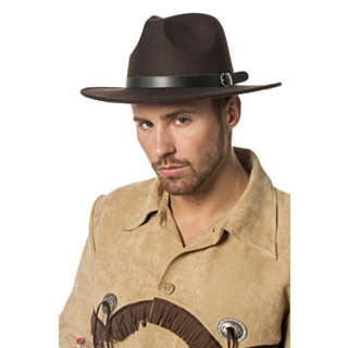 Ruskea Cowboy-hattu