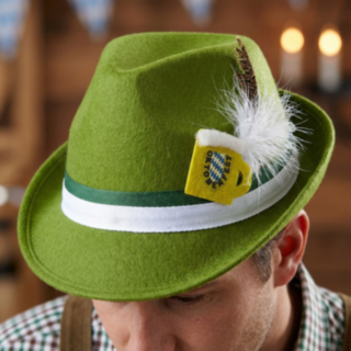 Oktoberbest Fedora Vihreä