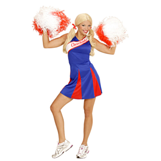 Sinipunainen cheerleader-asu
