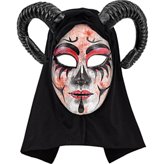 Demoninainen Huppunaamari Musta