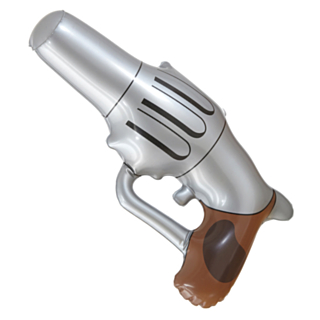 Puhallettava cowboypistooli