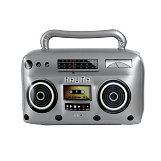 Puhallettava Ghetto Blaster