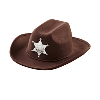 Tyylikäs Ruskea Sheriffin Hattu