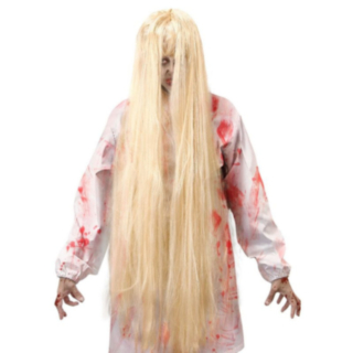 Samara Halloween Peruukki Vaalea