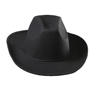 Realistinen Musta Cowboyhattu
