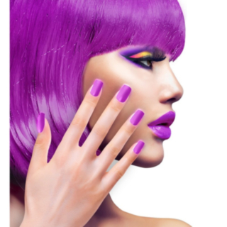 Glitter Kynnet Neonliila