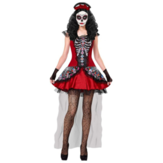 D&iacute;a De Los Muertos Morsian Naamiaisasu