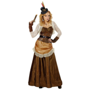 Raidallinen Steampunk Naamiaisasu
