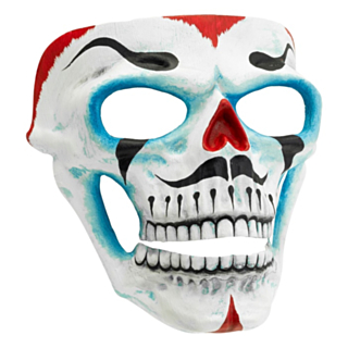 Dia de los Muertos Luurankonaamio Sininen/Punainen