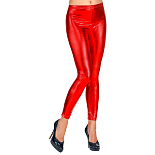 Metallinpunaiset leggingsit
