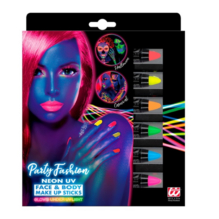 Neon UV Meikkikynät 6-pack