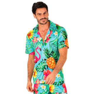 Flamingo Havaijipaita Turkoosi