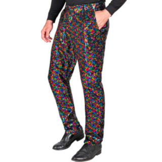 Disco Paljettihousut Monivärinen