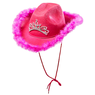 Pinkki Cowgirl Hattu