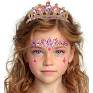 Prinsessa Kasvokoristeet Vaaleanpunainen/Lila