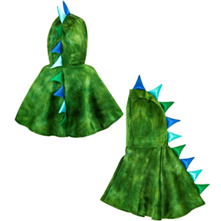 Dinosaurus Fleece Poncho Lastenasu