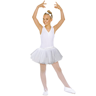 Valkoinen lasten ballerinahame