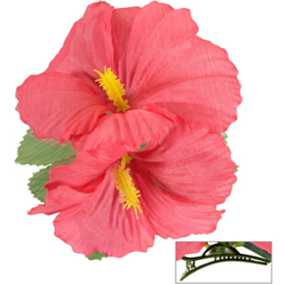Hibiskus Hiusklipsi Vaaleanpunainen