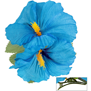 Hibiskus Hiusklipsi Vaaleansininen
