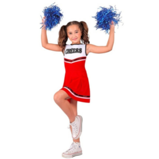 College Cheerleader Lastenasu Punainen