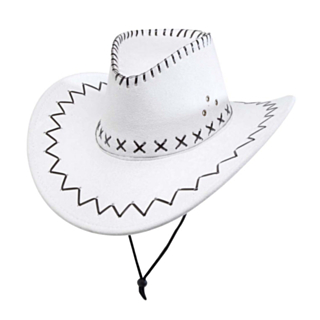 Jesse Cowboyhattu Valkoinen