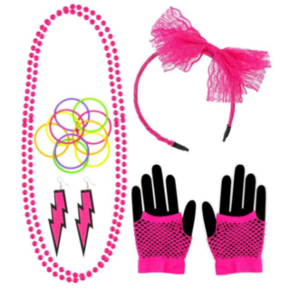 80-luvun Neonsetti Pinkki