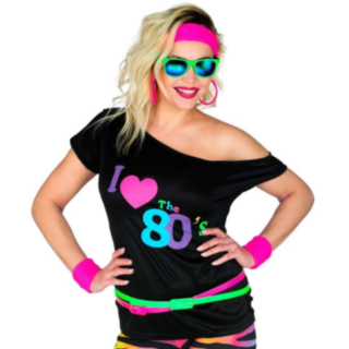 I Love The 80's t-paita