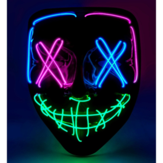 Purge LED Naamari Sininen/Pinkki/Vihreä