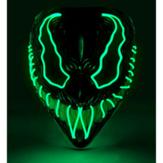 Monster LED Naamari Vihreä