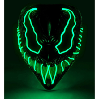 Monster LED Naamari Vihreä