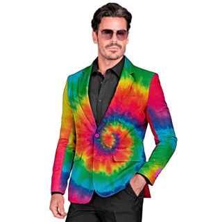 80-luvun Tie Dye Takki Sateenkaari