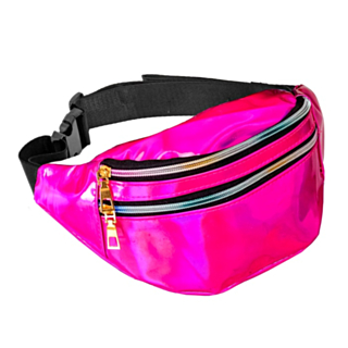 Holografinen Vyölaukku Pinkki