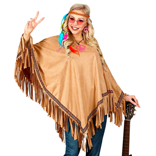 Ruskea Poncho