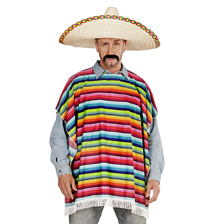 Värikäs Poncho