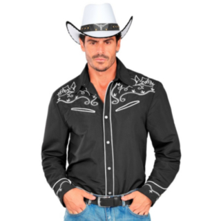 Cowboy-paita musta