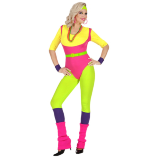 80-luvun aerobicohjaajan asu