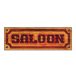 Saloon -kyltti