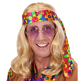 Hippie Dude Peruukki Vaalea