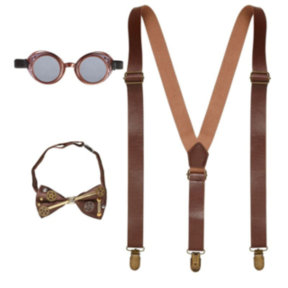 Steampunk Setti Ruskea