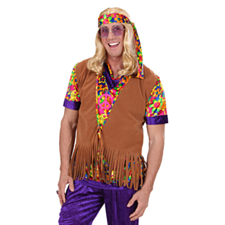 Hapsullinen hippimiehen asu