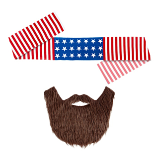 USA Prätkähiiri Parta & Pääbandana