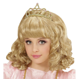 Blondi Prinsessa Lasten Peruukki