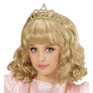 Blondi Prinsessa Lasten Peruukki