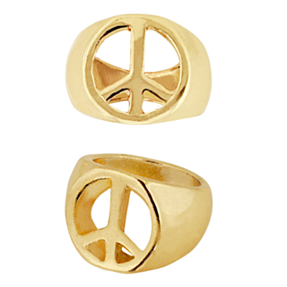 Peace Sormus Kulta