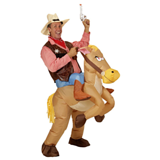 Cowboyn puhallettava hevonen