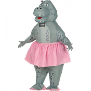 Puhallettava Hippo Ballerina Asu