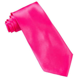 Satiinisolmio Neonpinkki