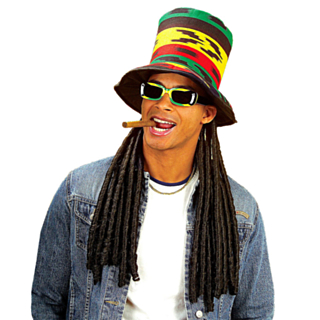 Reggaehattu rastoilla