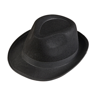 Fedora Gangsterihattu Musta