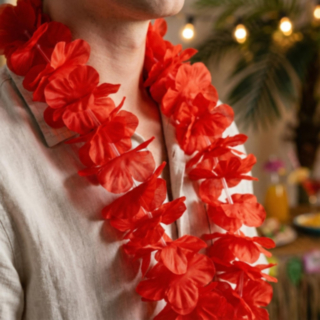 Waikiki Havaiji Kukkalei Punainen